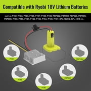 Kzreect 18V to 12V Step Down Converter Compatible with Ryobi 18V Battery Adapter, Voltage Converter DC 12V 15A 180W Buck Converter