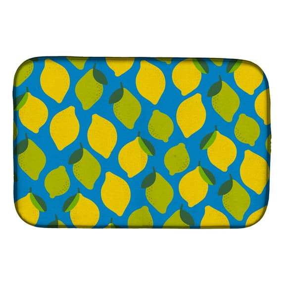 Caroline's Treasures Lemons and Limes Dish Drying Mat