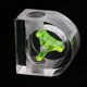 thumbnail image 4 of Medidores de caudal acrílicos Display G1/4'' Para refrigeración por agua líquida 2 vías Verde, 4 of 5