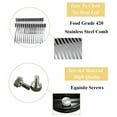 thumbnail image 4 of Commercial Meat Tenderizer Stainless Cuber Steak Pork Machine W/ Comb, 4 of 11