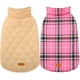thumbnail image 1 of Kuoser Acogedor Chaleco para Perros a Cuadros de Estilo Británico Reversible Impermeable a Prueba de Viento Abrigo de Invierno Ropa Cálida para Perros en Clima Frío Chaqueta para Perros Pequeños, Medi, 1 of 4