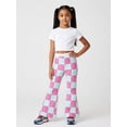 thumbnail image 5 of Trendy Smart Girls Bell Bottoms Flare Leggings Slim-Fit Bell-Bottoms Pants Ankle Length for Young Girls Age 5-13, 5 of 6