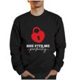 thumbnail image 2 of guisaled Funny Couples Valentines Sweatshirts for Women Men Funny Graphic Couple Matching Outfits Valentines Day s Valentines Day s, 2 of 5
