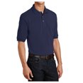 thumbnail image 2 of Yellow Rooster Mens Heavyweight Cotton Pique Polo with Pocket Navy 2XL, 2 of 4