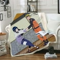 thumbnail image 4 of Anime Naruto Cartoon Characters Flannel Throw Blanket Printed Quilts Soft Blanket for Sofa Bed Soft Print Gift, 4 of 5