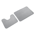 thumbnail image 2 of Ensemble de Tapis de Toilette, 2 Pcs Tapis de Toilette en Mousse à Mémoire de Forme en Forme de U Solution Innovante, 2 of 7