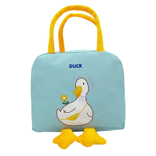 Bolsa Aislante para , Bolsa Más Fresca, Bolsillo Trasero, Bolso de Mano, Bolsa Bento para Alimentos, Bolsa Térmica Aislada para Adultos, Picni Azul
