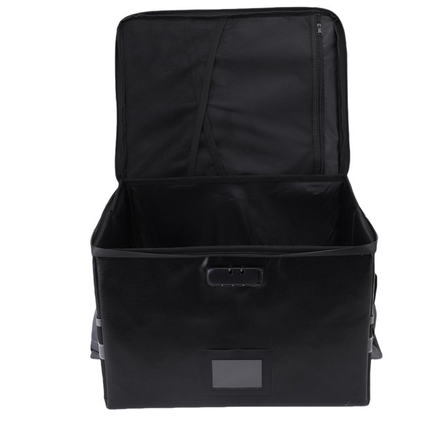 Fireproof Storage Box, Water Proof Document Organizer Box Sturdy Handle for Home and Outdoor Use
