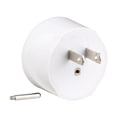 thumbnail image 2 of adaptador doméstico,Adaptador de enchufe de viaje Tomas de corriente,Estándar americano blanco universal con a tierra,Convertidor de viaje Enchufe de salida de pared CUTICAT adaptador doméstico, 2 of 8