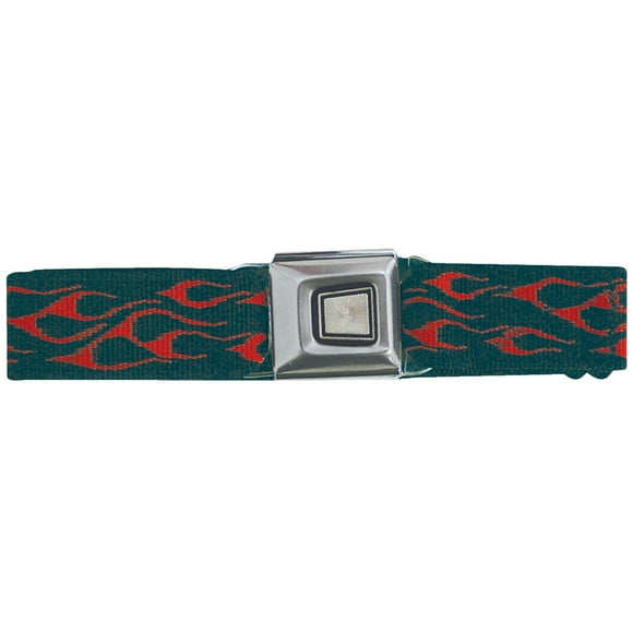 Ford Burst Seatbelt - Flame Red Web Belt - OS