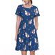 thumbnail image 1 of Balery Cute Shark Vestidos sueltos de manga corta para mujer, vestidos de verano 2025, vestidos casuales de corte A con vuelo., 1 of 6