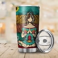thumbnail image 5 of I''m Peace Love and Light Travel Mug Insulation Tumbler Stainless Steel Coffee Cup Gifts for Daily Leisure with Splash Proof Sliding Lid White 20oz, 5 of 5