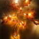 thumbnail image 2 of Moyic Halloween LED Lights Strings Leaf Festival Holiday Bedroom Trees Party Lamp Birthday Porch Fence Decoration Window Kits de decoración para fiestas Numero 5 Moyic HA044238-05, 2 of 6