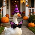 thumbnail image 5 of Nkmbld Halloween Porch Goose Clothes for 23" Cement Plastic Geese Statue, Porch Goose Decorations for Yard Patio Party Decoration, Machine Washable, 5 of 8