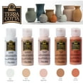 thumbnail image 3 of FolkArt Terra Cotta Acrylic Craft Paint Set, Essentials, 5 Each, 3 of 10