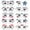 C, variant on Independence Day Graffiti Personalized Stickers Phone Case Water Cup Suitcase Decoration 87x2 Pcs
