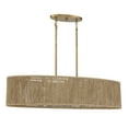 thumbnail image 2 of 5 Light Linear Chandelier In Bohemian/Eclectic Style-9 Inches Tall And 14 Inches Wide Savoy House 1-1738-5-320, 2 of 5