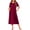 Wine Red, variant on Ekouaer Women's House Dress with Pockets Long Nightgowns for Women House Dress Moo Moos for Women