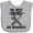 AC-Heather Grey, variant on Inktastic Best Uncles Are Mechanics Boys or Girls Baby Bib
