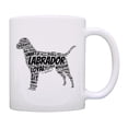 thumbnail image 1 of ThisWear Dog Owner Gifts Labrador Word Art Silhouette Pet Lover Gifts Dog Breed 11 ounce Coffee Mug, 1 of 4