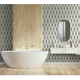 thumbnail image 2 of Seabrook Designs  Striped Ikat Peel and Stick Wallpaper 27 in. W x 18 ft. L - Ebony & Linen, 2 of 10