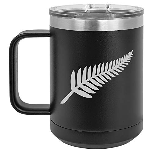 15 oz Tumbler Coffee Mug Travel Cup With Handle & Lid