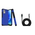 thumbnail image 1 of BD Dual Cover Designed for Moto G Power 5G 2023 Case (Cobalt Blue) Shockproof Protector Armor Case with Digital LED Display Fast Charging USB-C to USB-C Cable (3.3 Feet), 1 of 4