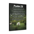 thumbnail image 2 of Scripture Walls Psalm 23 Green Bible Chapter Canvas Christian Wall Art Ready to Hang Unframed, 2 of 18