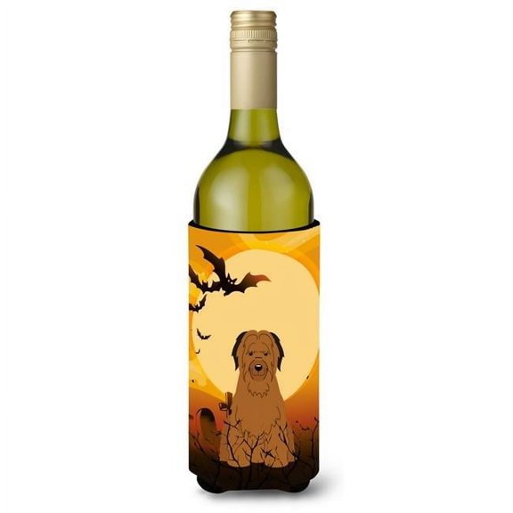 Carolines Treasures BB4348LITERK Halloween Briard Brown Wine Bottle Beverge Insulator Hugger