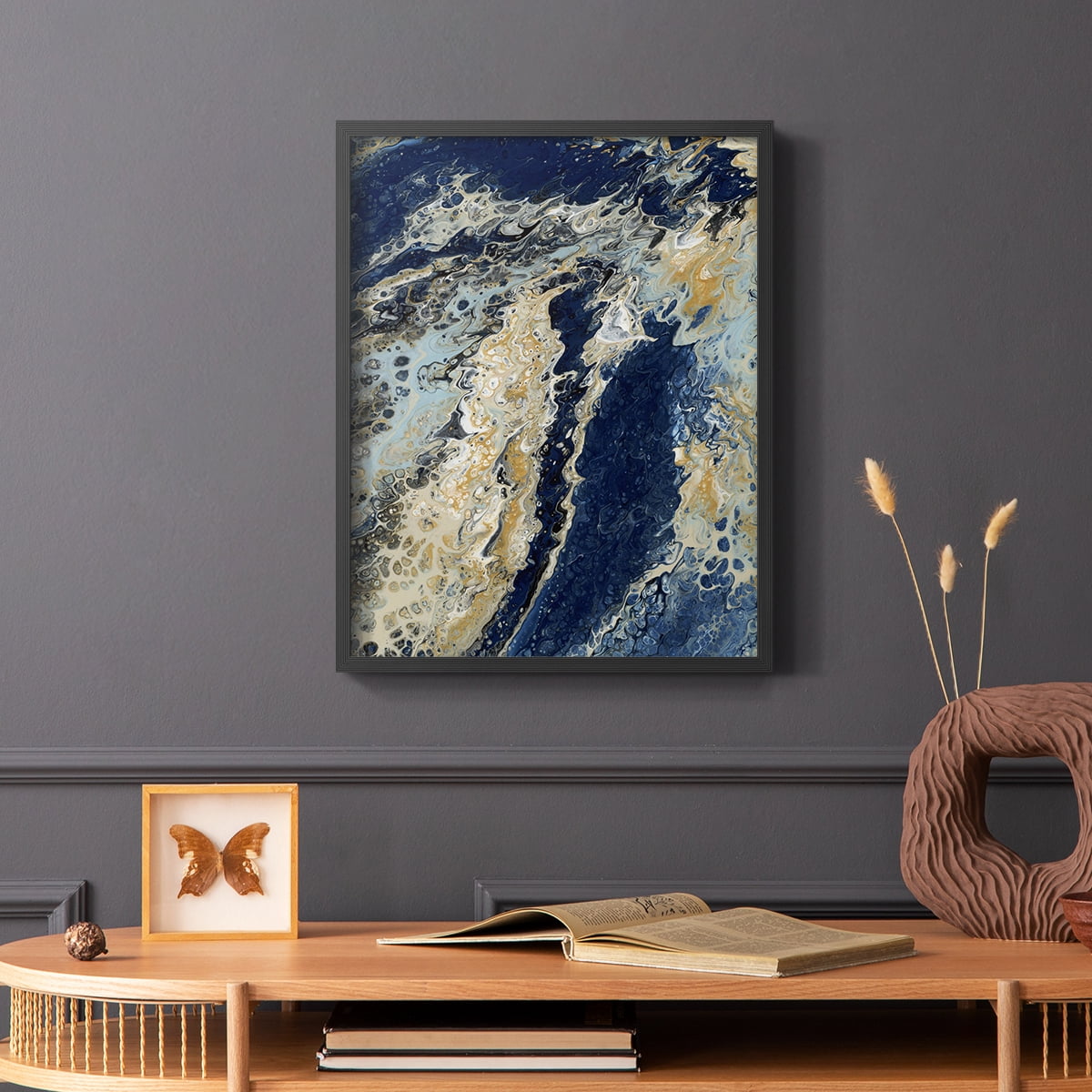 C39 Framed Print in Black Solid Wood Framed Print No Nail Hanging