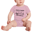 thumbnail image 2 of Dads Taken But My Uncle Is Cool And Single Funny Baby Bodysuit Newborn-24 Months, 2 of 5