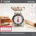 thumbnail image 3 of 3710-21 Taylor Balance de Cuisine en Acier Inoxydable, 3 of 4