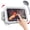 White, variant on 480° Rotating Shower Phone Holder Waterproof Case with Touch Screen,Shower Accessories Guardian Buddy Holder Wall Mount Shelf in Bathroom Bathtub for 4" - 7" Cell Phone