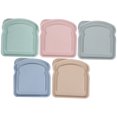 thumbnail image 3 of 5 Pcs Conteneur à Sandwich Boîte de Rangement pour Pain avec Couvercle, 3 of 6