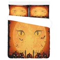thumbnail image 1 of ABPHQTO Juego de ropa de cama de 3 piezas Funda nórdica de luna de Halloween aterradora con 2 fundas de almohada para la decoración de la habitación del hogar, 1 of 4