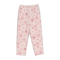 thumbnail image 4 of Goofa Chrysanthemum Printed Soft Pajama Pants for Women, Wide Leg Comfy Casual Lounge Yoga Pants-XX-Large, 4 of 9