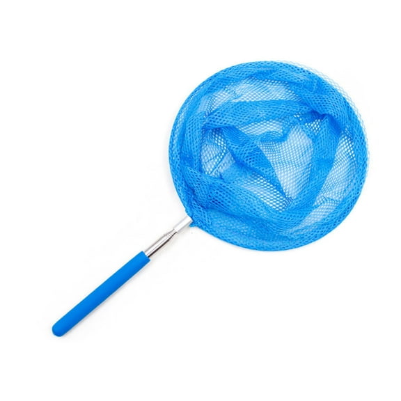 Pool Skimmer Net Swimming Pool Cleaning Tool Telescopic Handle Leaf Rake Skimmer Pond Bathtub Cleaner Heavy Duty Mesh Net with Curved Edge