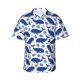 thumbnail image 1 of Balery Whale Camisas hawaianas de manga corta para hombre, camisas playeras de corte holgado, camisas de vacaciones con botones,Small, 1 of 7