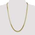 thumbnail image 2 of 10K Yellow Gold 5.0mm Silky Herringbone Chain 24 Inch, 2 of 6