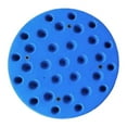thumbnail image 1 of Reemplazo de asiento de taburete de bar, asiento de silla redondo, fácil de limpiar, accesorio, tapa de taburete para dormitorio, universidad, hogar, Azul 30cm, 1 of 8