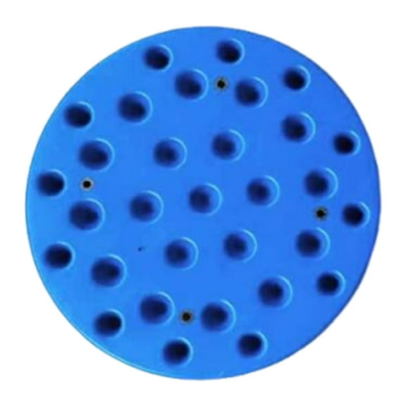 colaxi Bar Stool Seat Replacement Stool Top Easy to Install Wear Resistant Round Chair Seat Top Replace Parts for College Office Blue 30cm