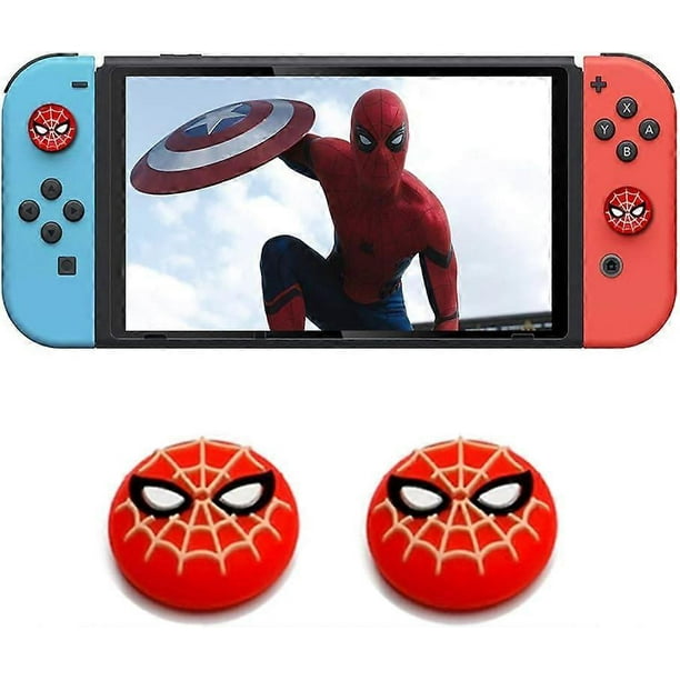 2-Pack Non-Slip Analog Wireless Controller Silicone Thumb Grips, Compatible with Nintendo Switch and Nintendo Switch Lite (C)