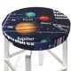 thumbnail image 3 of Balery Solar System Fundas de asiento para taburete de bar redondo de tela de terciopelo ajustables que protegen de arañazos y manchas para sillas de 14 a 17 pulgadas.-13 inch, 3 of 7