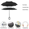 thumbnail image 5 of Inverted Umbrella,Windproof Reverse Umbrella, Umbrellas for Women, UV Protection, Upside Down Umbrella C-Handle P9, 5 of 6