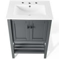 thumbnail image 6 of Modway Prestige 24" Bathroom Vanity, Gray/White/Black, 6 of 10