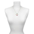 thumbnail image 3 of Delight Jewelry Resin Pink Cupcake with White Frosting Hockey Ring Charm Necklace, 18", 3 of 4