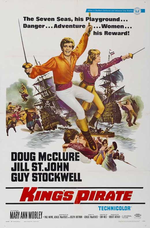 King's Pirate movie POSTER (Style A) (27" x 40") (1967)