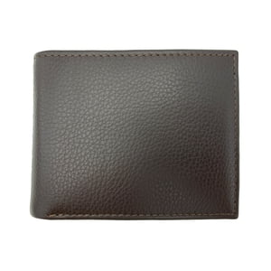 George Men's Bifold Wallet, Brown Leather RFID