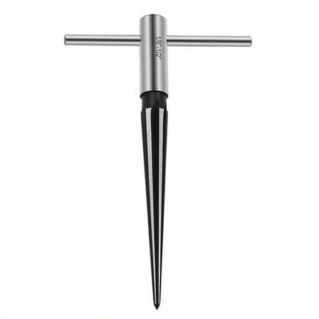 

T-Handle Reamer Hole Opener Hard Steel Manual Masonry Drill Bit for Household Carpentry Repair 3-13mm