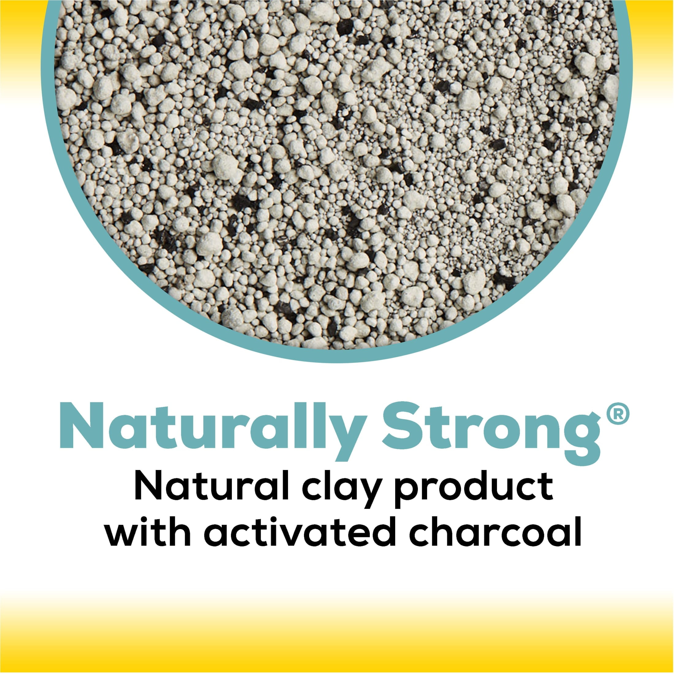Purina Tidy Cats Naturally Strong Clumping Cat Litter, Unscented, 20 lb Jug